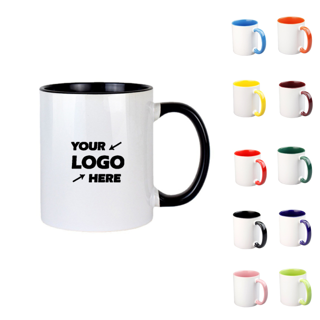 11oz Electroplate Ceramic Mugs