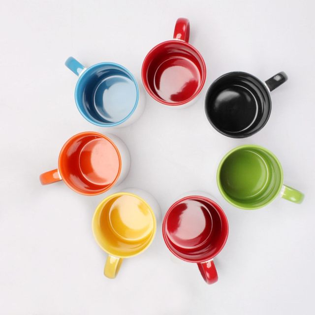 11oz Electroplate Ceramic Mugs