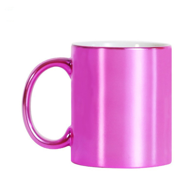 11oz Electroplate Ceramic Mugs