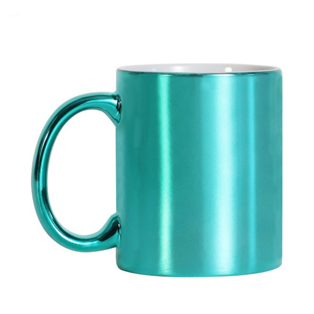 11oz Electroplate Ceramic Mugs