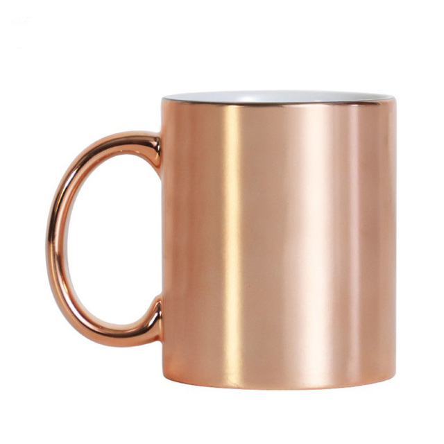 11oz Electroplate Ceramic Mugs