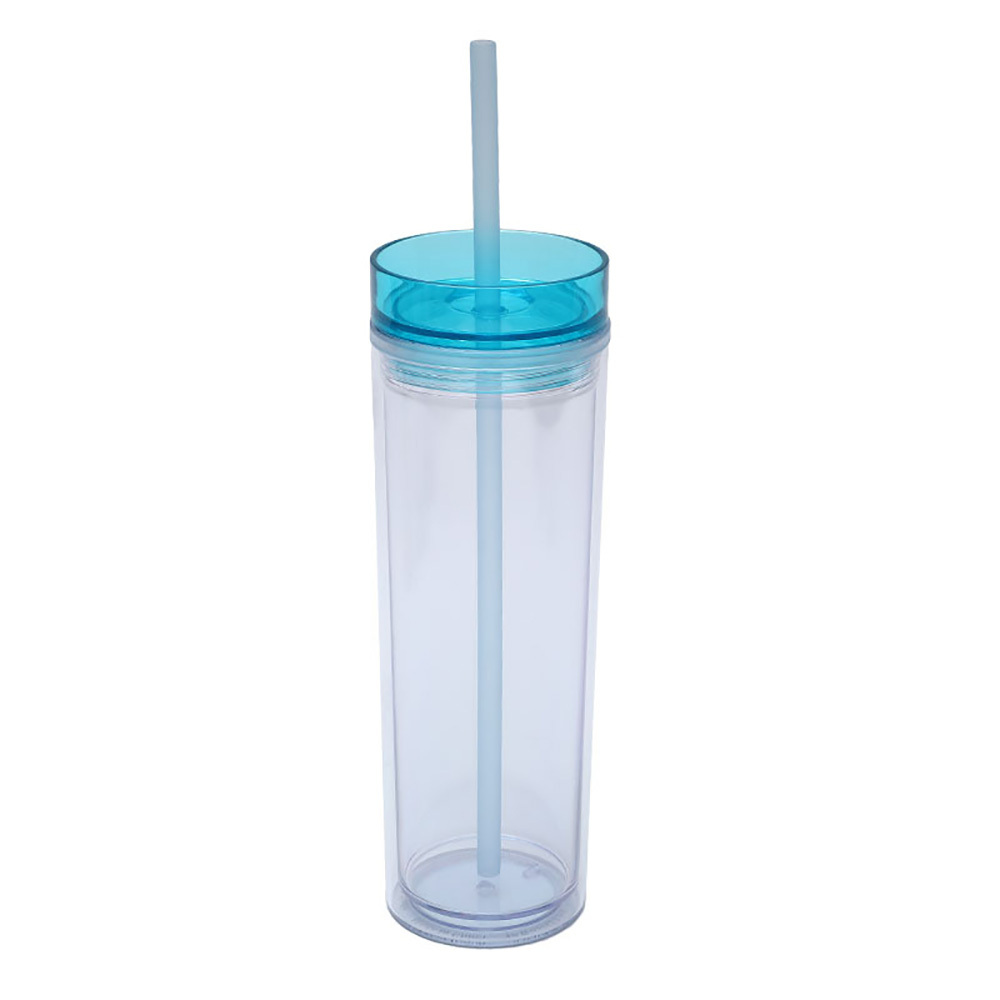 16Oz Double Wall Clear Plastic Tumblers
