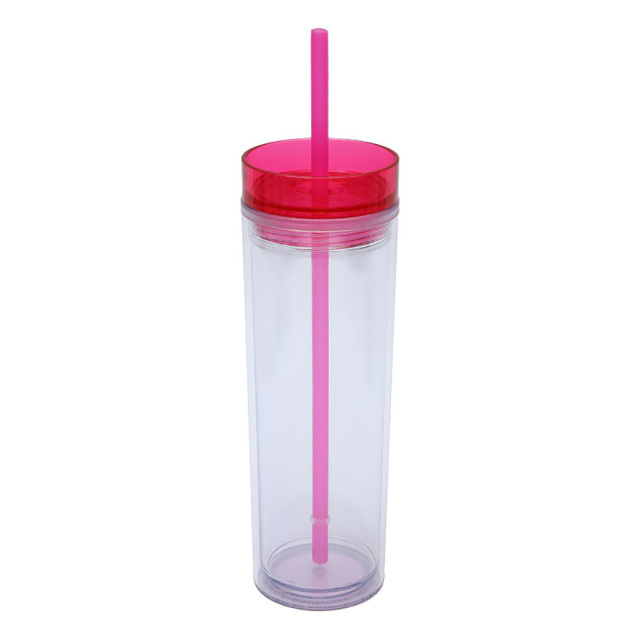 16Oz Double Wall Clear Plastic Tumblers
