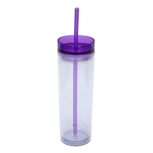 16Oz Double Wall Clear Plastic Tumblers