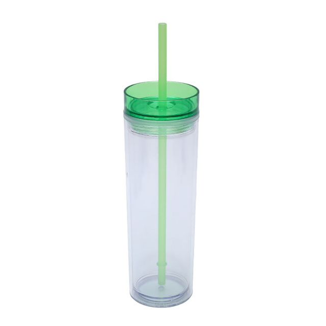 16Oz Double Wall Clear Plastic Tumblers