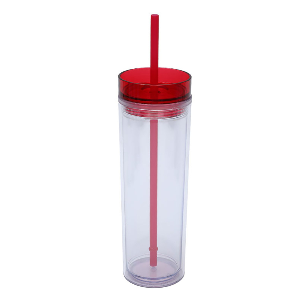 16Oz Double Wall Clear Plastic Tumblers