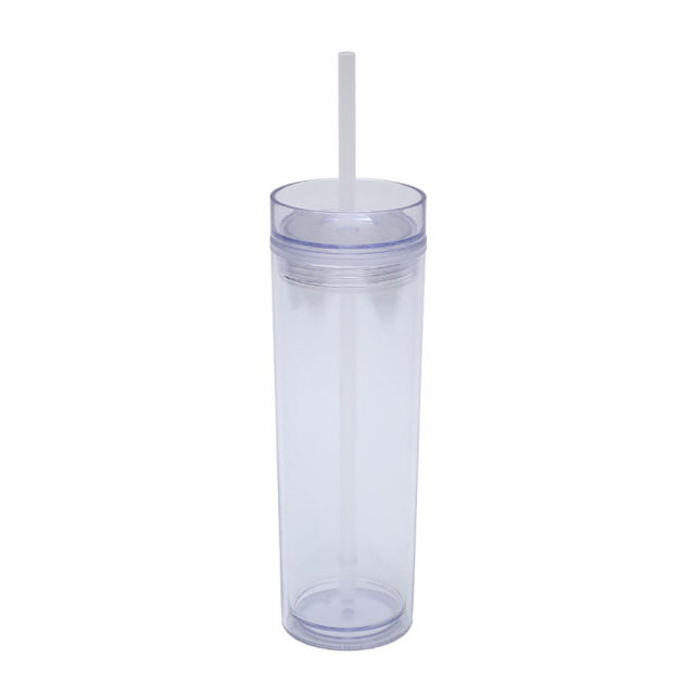 16Oz Double Wall Clear Plastic Tumblers