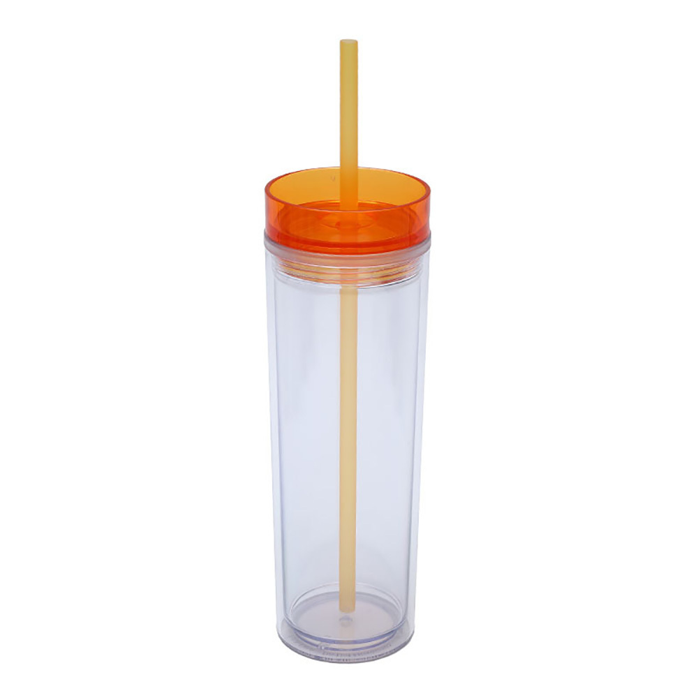 16Oz Double Wall Clear Plastic Tumblers