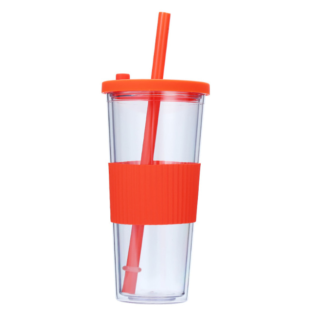 24 oz Double Wall Tumbler With Silicone Sleeve