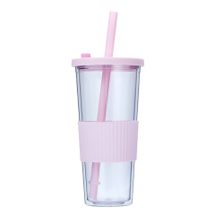 24 oz Double Wall Tumbler With Silicone Sleeve