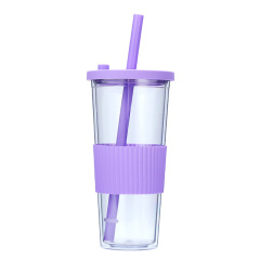 24 oz Double Wall Tumbler With Silicone Sleeve