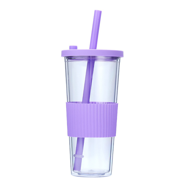 24 oz Double Wall Tumbler With Silicone Sleeve