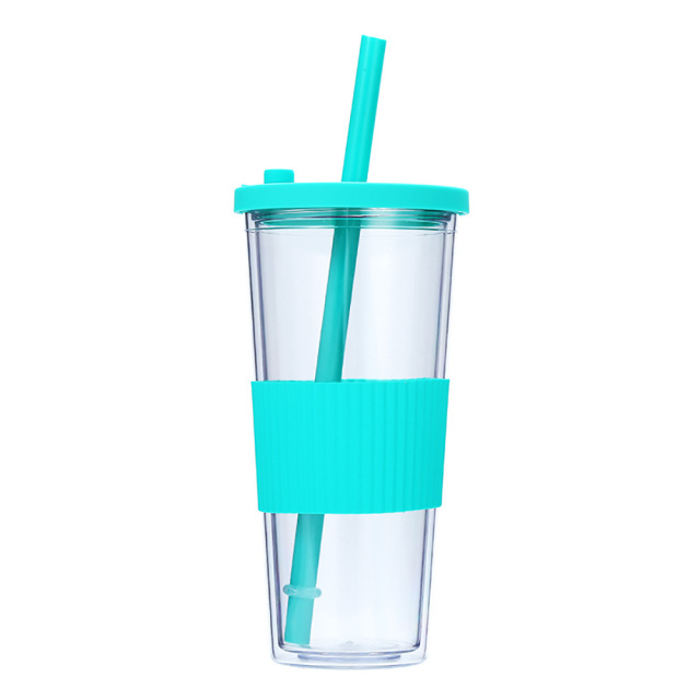 24 oz Double Wall Tumbler With Silicone Sleeve