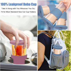 24 oz Double Wall Tumbler With Silicone Sleeve