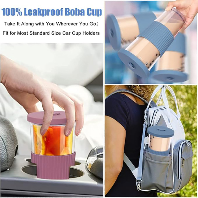 24 oz Double Wall Tumbler With Silicone Sleeve