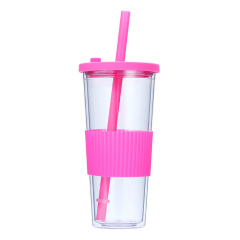 24 oz Double Wall Tumbler With Silicone Sleeve