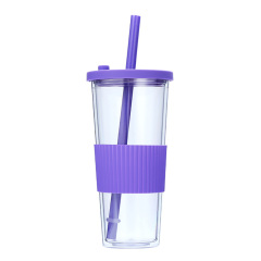 24 oz Double Wall Tumbler With Silicone Sleeve