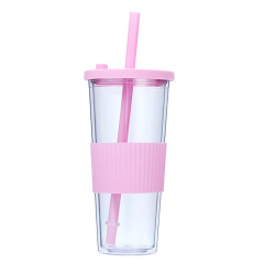 24 oz Double Wall Tumbler With Silicone Sleeve