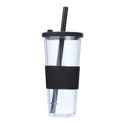 24 oz Double Wall Tumbler With Silicone Sleeve