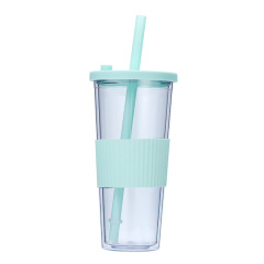 24 oz Double Wall Tumbler With Silicone Sleeve