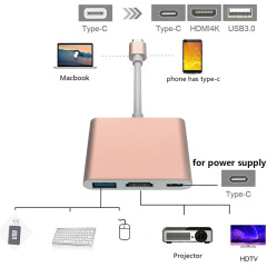 3 In 1 Laptop Adapter Hub