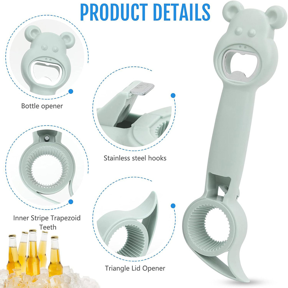 4 in 1 Multi Function Can Opener Bottle