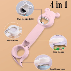 4 in 1 Multi Function Can Opener Bottle