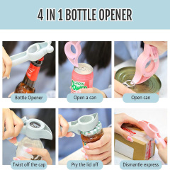 4 in 1 Multi Function Can Opener Bottle