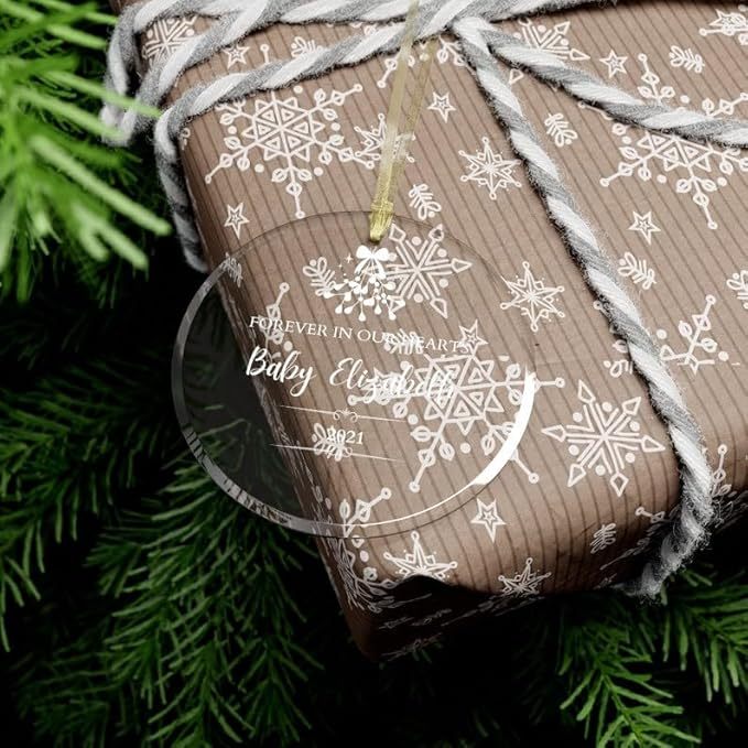 Round Crystal Glass Ornament