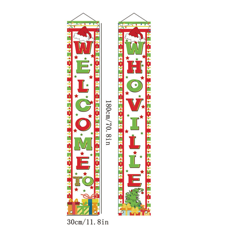 Christmas Front Porch Banner