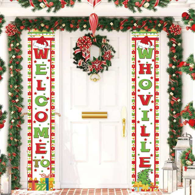 Christmas Front Porch Banner