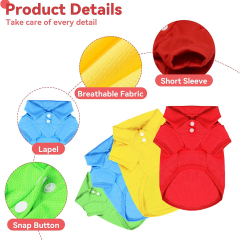 Collared Polo T-Shirts for Pet