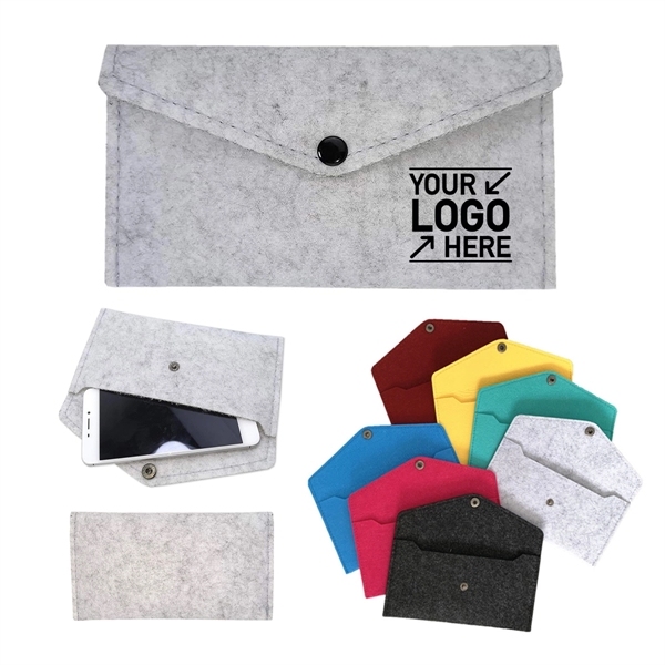 Felt Cellphone Sleeve Case Pouch
