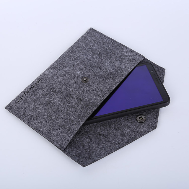 Felt Cellphone Sleeve Case Pouch