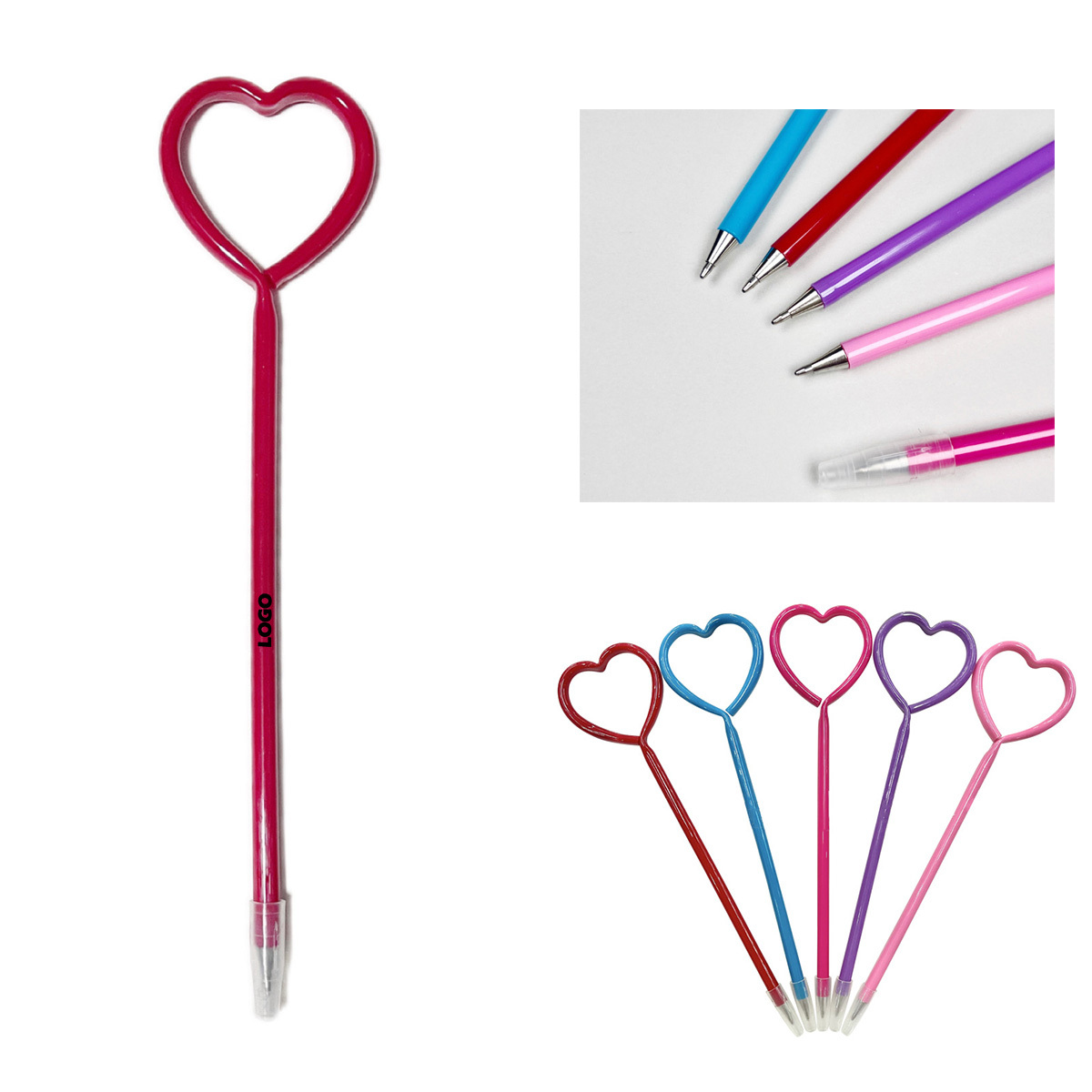 Heart Shape Ballpoint Pens