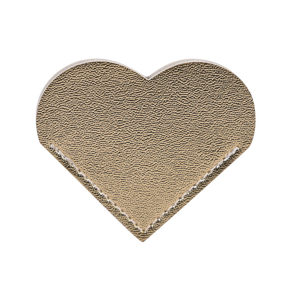 Leather Bookmarks With Heart Shape