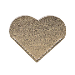 Leather Bookmarks With Heart Shape