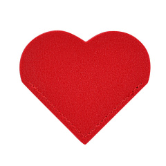 Leather Bookmarks With Heart Shape