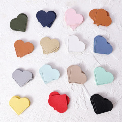 Leather Bookmarks With Heart Shape