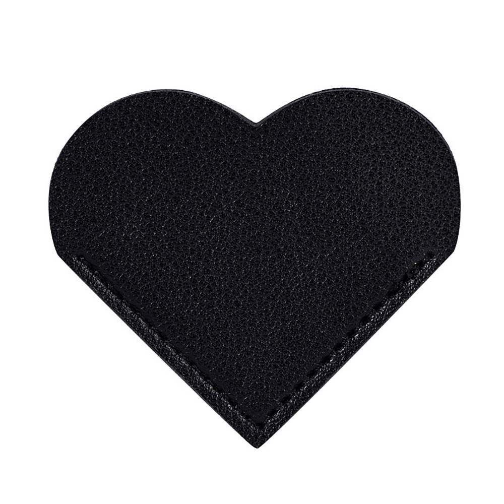 Leather Bookmarks With Heart Shape