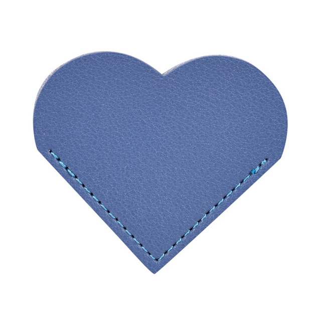 Leather Bookmarks With Heart Shape