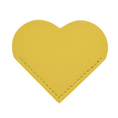 Leather Bookmarks With Heart Shape