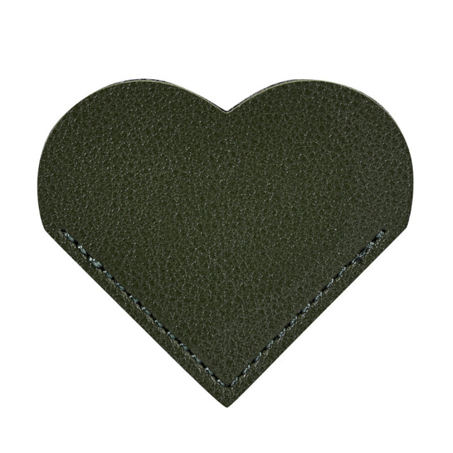 Leather Bookmarks With Heart Shape