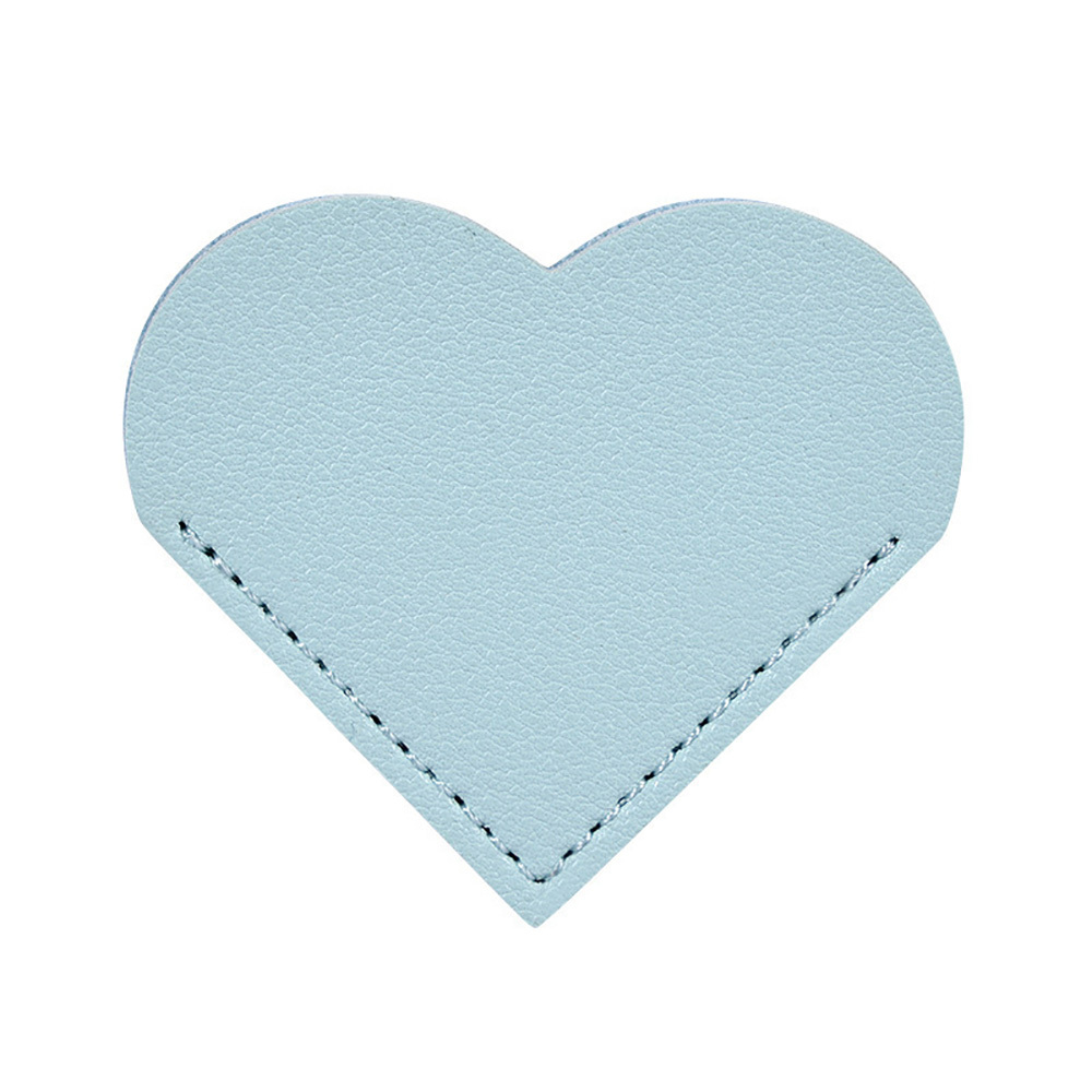 Leather Bookmarks With Heart Shape
