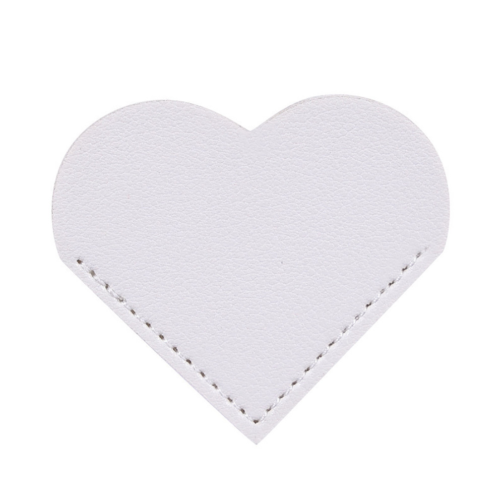 Leather Bookmarks With Heart Shape