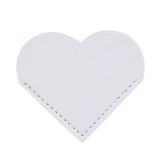Leather Bookmarks With Heart Shape