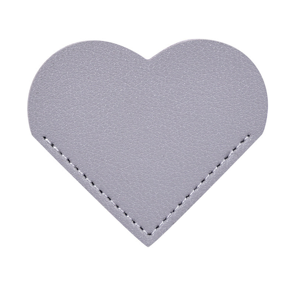Leather Bookmarks With Heart Shape