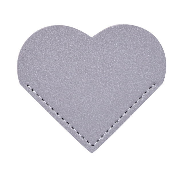 Leather Bookmarks With Heart Shape