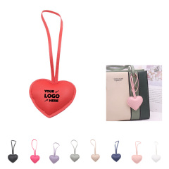 Leather Heart Keychain