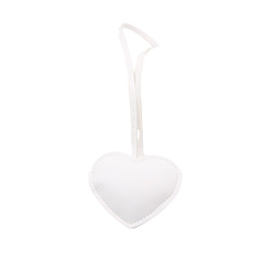 Leather Heart Keychain